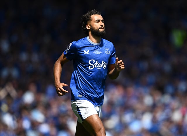 Soccer Football - Premier League - Everton v Southampton - Goodison Park, Liverpool, Britain - May 18, 2025 Everton's Dominic Calvert-Lewin comes on as a substitute during the last match for the men's team at Goodison Park REUTERS/Dylan Martinez/File Photo