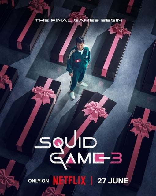 A poster for "Squid Game" Season 3 is shown in this image provided by Netflix. (PHOTO NOT FOR SALE) (Yonhap)