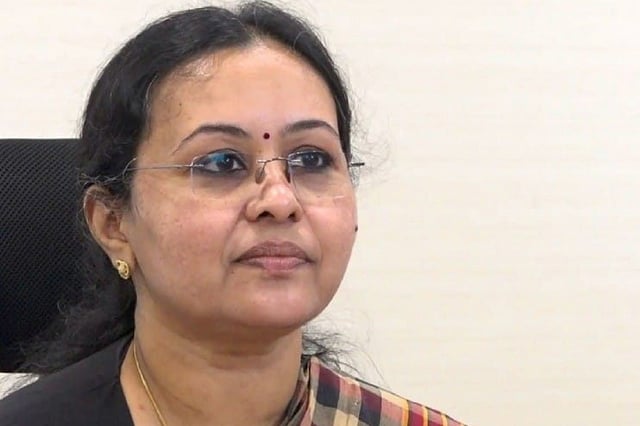 The image featuring Kerala Health Minister Veena George