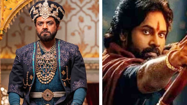 Bobby Deol and Pawan Kalyan in the film 
