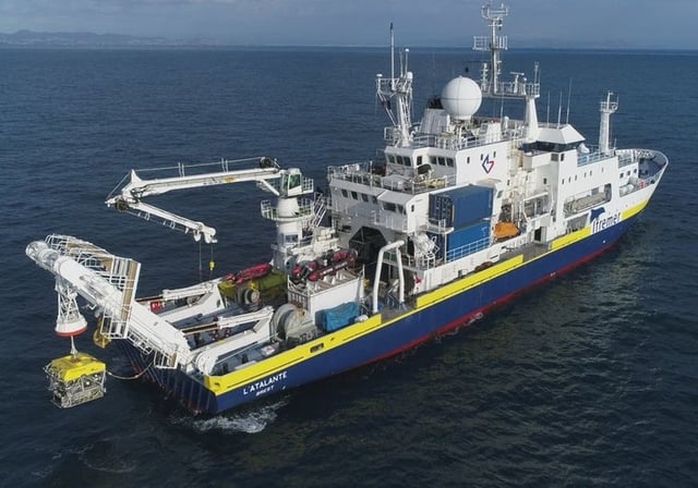 El buque oceanográfico L´Atlante