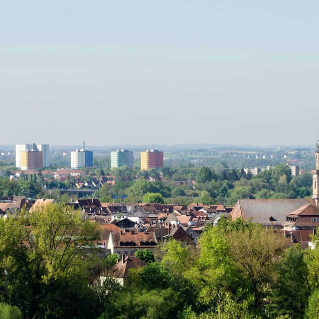 Panorama von Erlangen