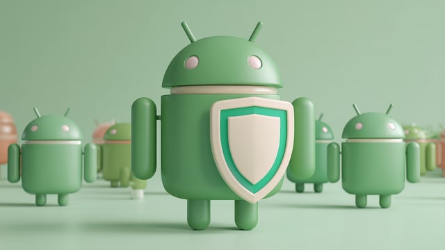 Mit einer App könnt ihr euer Android-Smartphone besser schützen. (Bild: Midjourney / t3n)