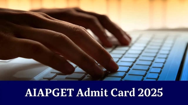AIAPGET Admit Card 2025 Today at exams.nta.ac.in; Know Steps to Download