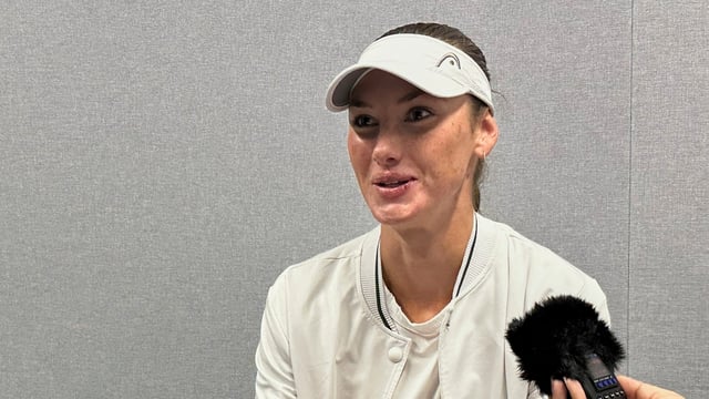 Canadian-American tennis player Carson Branstine to debut at Wimbledon against world No. 1 Aryna Sabalenka. (AP Photo/Howard Fendrich)