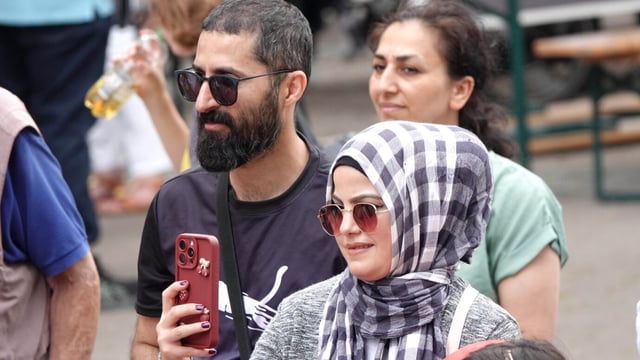 Moslems auf dem Fest der Vielfalt in Gladbeck. Die Zahl der Asylmigranten ist auf einem neuen Rekordhoch.