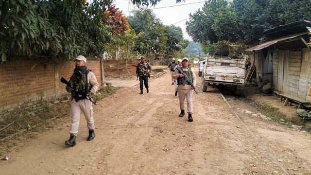 Mongjang is around 7 km from Churachandpur town.
