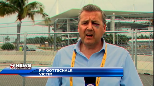 Unser Kolumnist Pit Gottschalk wurde in Miami überfallen. Die lokale Presse berichtete über den Angriff