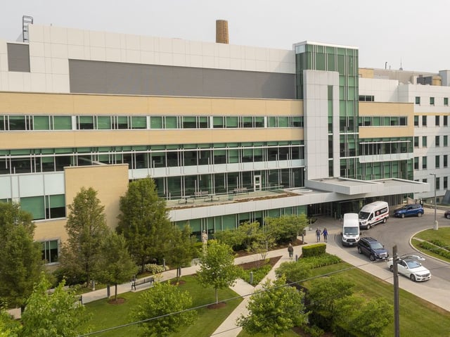 St. Joseph’s Health Care on Grosvenor Street in London. Photo taken on Monday June 5, 2023. 
(Mike Hensen/The London Free Press)