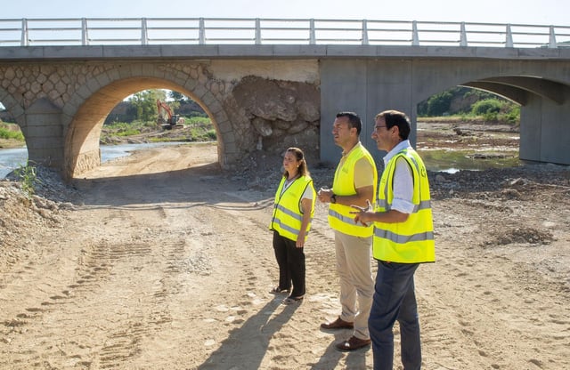 Reapertura del Pont de la Fallereta, que conecta la urbanización Altury con Turís.