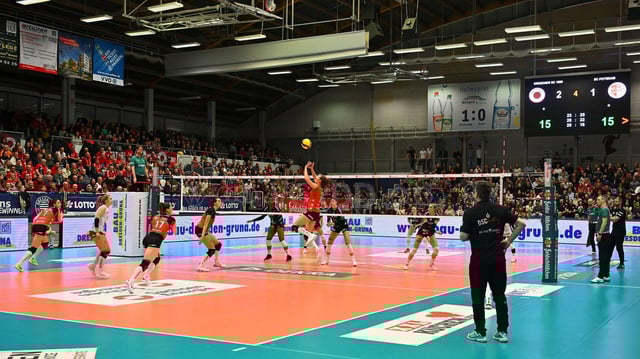 Dresdner SC gegen SC Potsdam, Volleyball, 1. Bundesliga Frauen