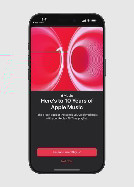 Apple Music launches Replay All Time, a special version of the annual Replay experience that allows listeners to see and stream the songs they’ve played the most since joining Apple Music.