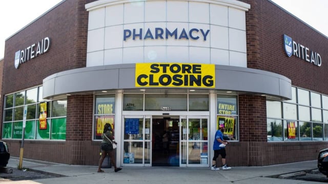 Rite Aid is closing 100s of its store locations.