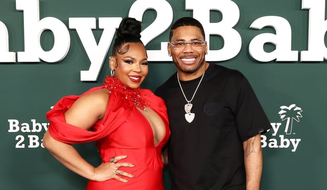 Ashanti and (a well-rested) Nelly in 2024.