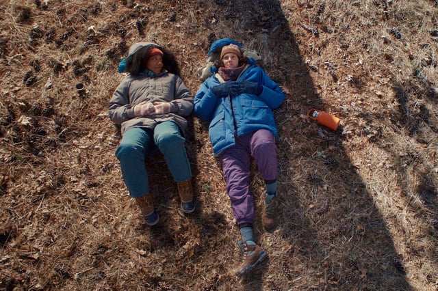 Naomi Ackie, left, and Eva Victor in a scene from “Sorry, Baby.” 
