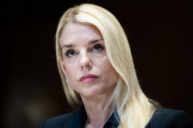 Attorney General Pam Bondi testifies during the Senate Appropriations Subcommittee on Commerce, Justice, Science, and Related Agencies
hearing titled "A Review of the President's FY2026 Budget Request for the Department of Justice," in Dirksen building on Wednesday, June 25, 2025.
