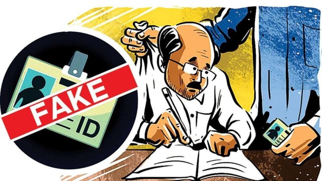 According to the FIR the seven accused used people to impersonate them as candidates in the exam to fill the 2023-2024 vacant posts. (HT PHOTO)