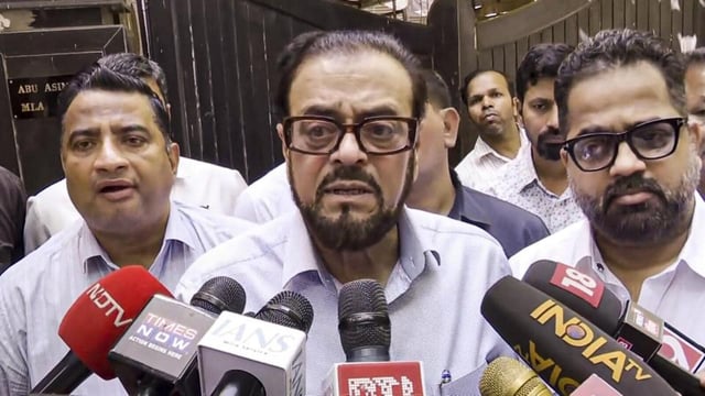 Samajwadi Party MLA Abu Azmi (PTI)