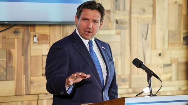 Florida Gov. Ron DeSantis approved a new state budget Monday. Local projects in Tampa Bay were mostly spared from his veto pen. (Luis Santana/Tampa Bay Times/TNS)