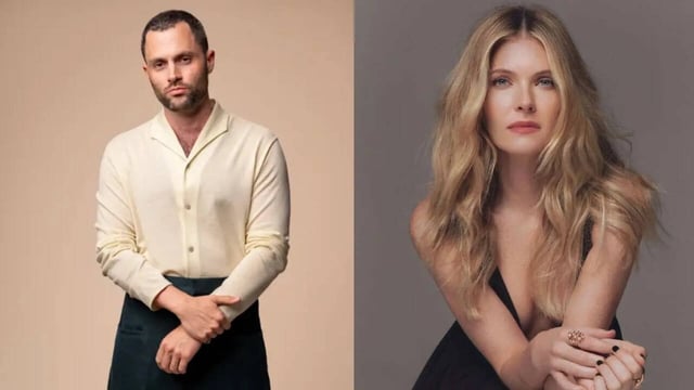 You Fame Penn Badgley Joins Hands With Meghann Fahy For Romantic Comedy You Deserve Each Other