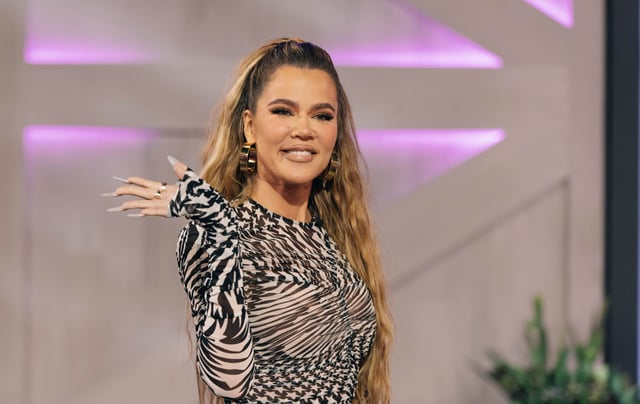 Khloé Kardashian on "The Kelly Clarkson Show."