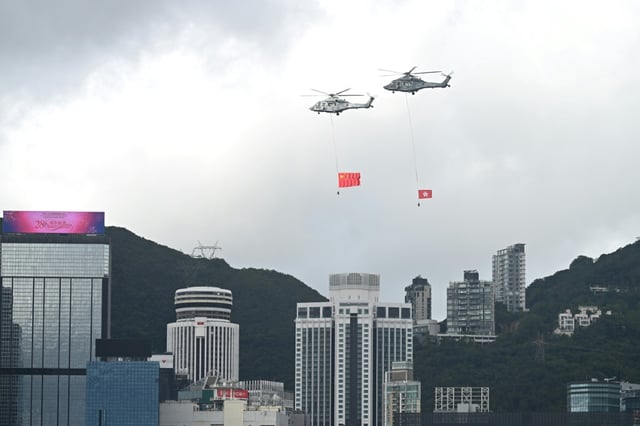 Hong Kong marked the 28th anniversary of its return to Chinese rule, although critics decried the use of a "repressive" security law