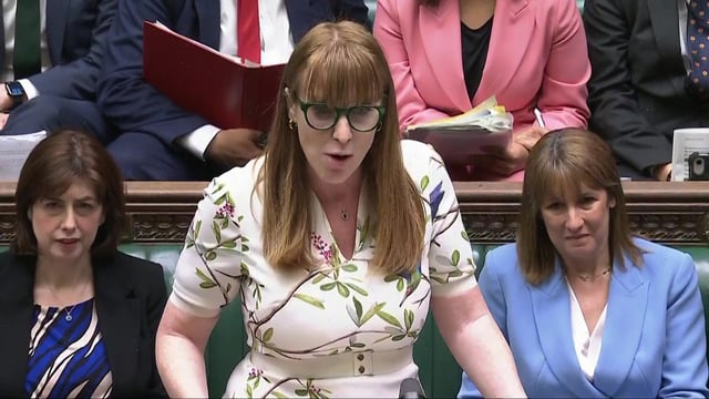 Deputy Prime Minister Angela Rayner. (House of Commons/UK Parliament/PA Wire)