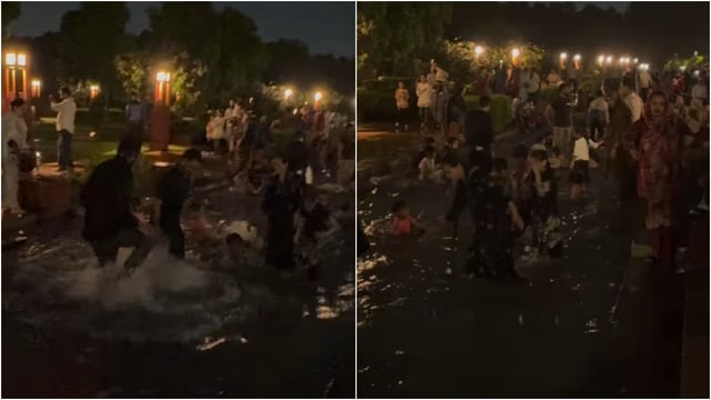 Viral video of people bathing in Delhi's Sunder Nursery pond sparks outrage