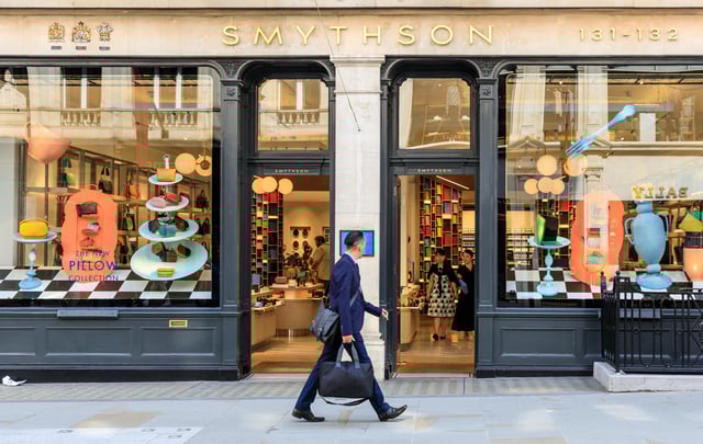 Smythson sold its New Bond Street store last year during the slowdown in the global luxury sector