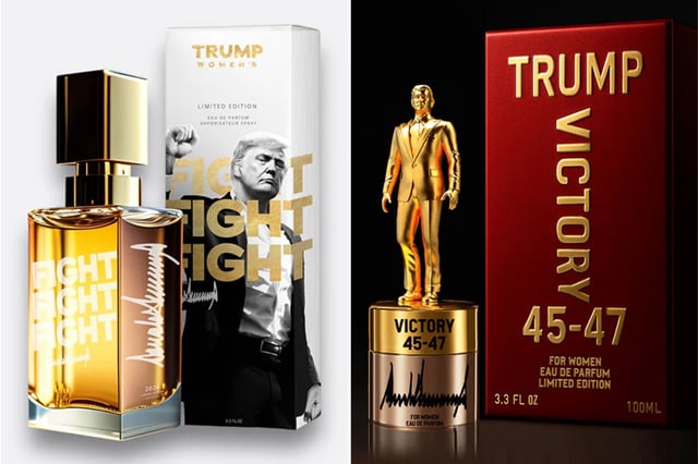 President Trump has unveiled a new line of fragrances for men and women.