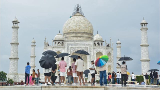 Taj Mahal faces water scarcity that is increasing pollution and depleting groundwater. (ANI)