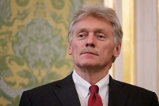 Kremlin spokesman Dmitry Peskov waits before the talks between Russian President Vladimir Putin and Interim President of the Republic of Mali Assimi Goita at the Grand Kremlin Palace in Moscow, Russia June 23, 2025. Pavel Bednyakov/Pool via REUTERS/File Photo