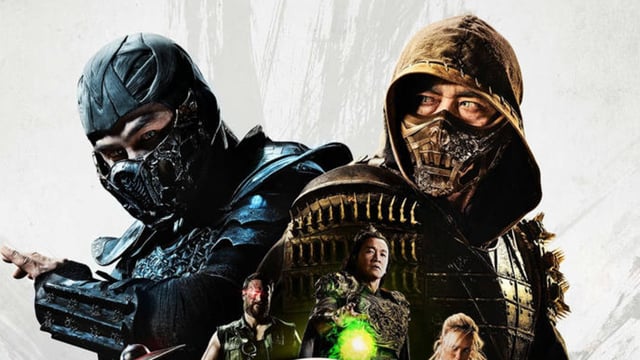 Sub-Zero and Scorpion on the Mortal Kombat movie poster