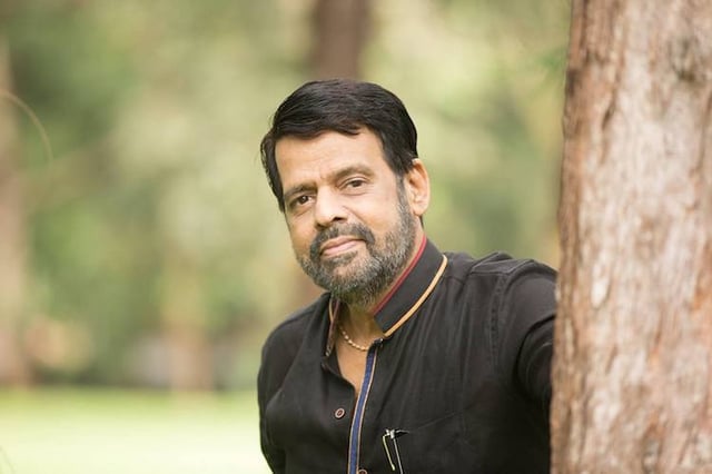 Image featuring  Balachandra Menon wearing black shirt 