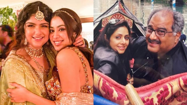 Anshula Kapoor, Janhvi Kapoor, Sridevi, Boney Kapoor