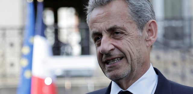 L'ancien président Nicolas Sarkozy à Villiers-sur-Marne, dans le Val-de-Marne, le 20 mai 2025