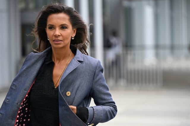 L'animatrice de télévision Karine Le Marchand, le 26 mai 2025 au tribunal correctionnel de Paris