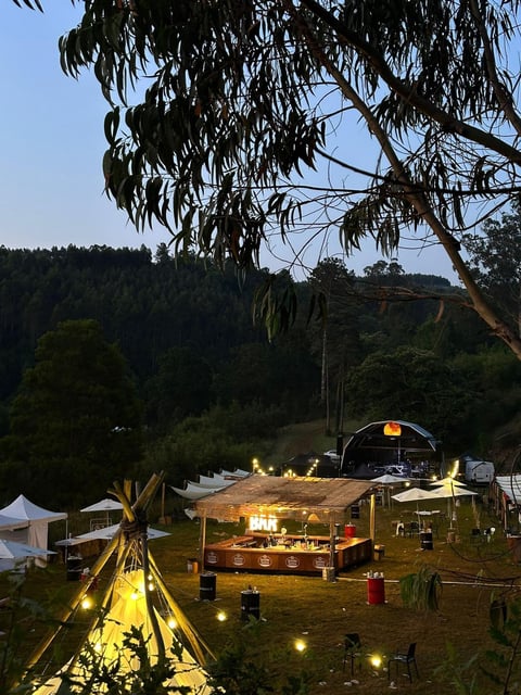 Vista del festival en Oza-Cesuras.