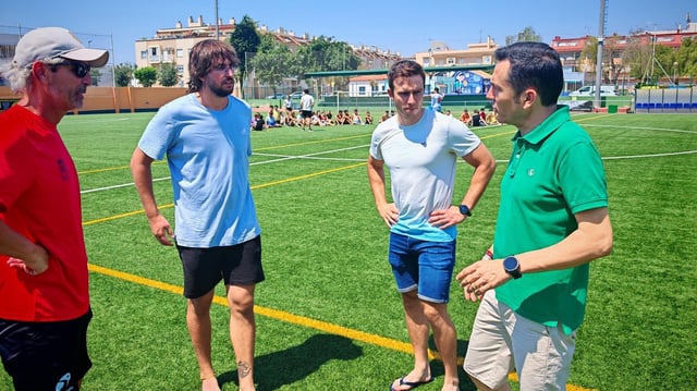El alcalde y el concejal de deportes vistado los campus.