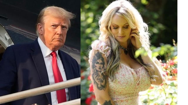 Donald Trump and Stormy Daniels