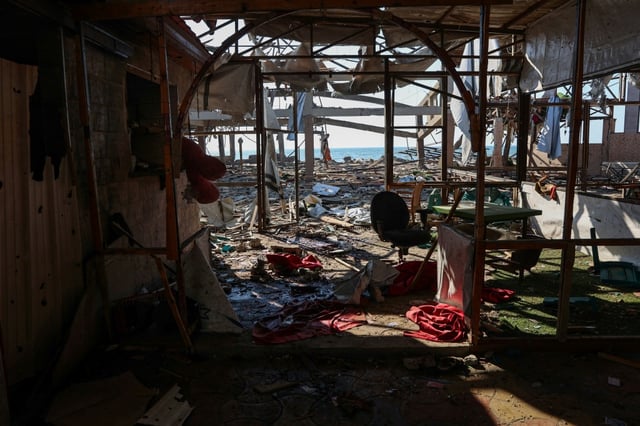 The cafe was known before the war for welcoming young professionals and even the few foreigners who were able to visit Gaza