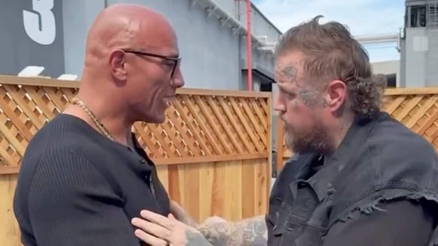 The Rock met Jelly Roll in person for the first time after nearly 10 years of friendship