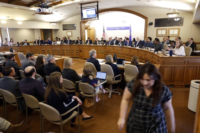 Joint Finance Committee hearing at the state Capitol in Madison, Wis. Tuesday, July 1, 2025. (Amber Arnold /Wisconsin State Journal via AP)