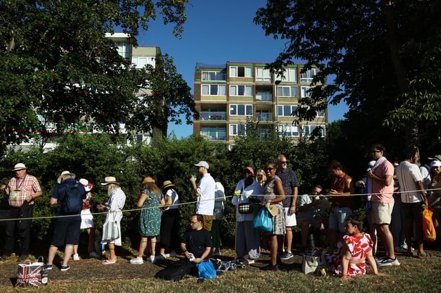 Tennis - Wimbledon - All England Lawn Tennis and Croquet Club, London, Britain - June 30, 2025 Spectators queue in for day one of Wimbledon REUTERS/Isabel Infantes/File Photo