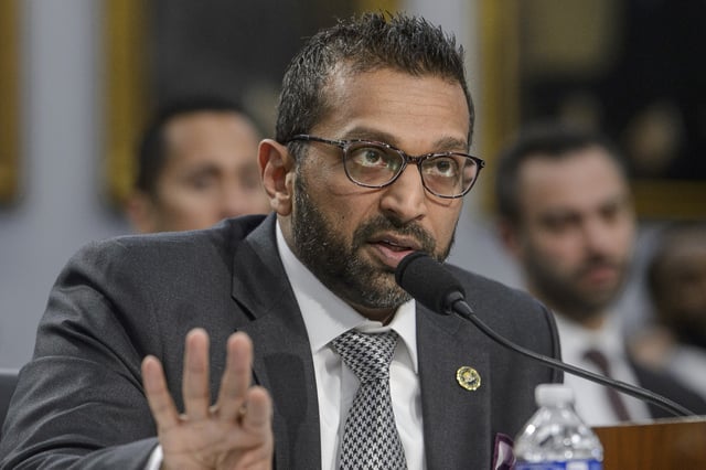 FILE - FBI Director Kash Patel testifies during a budget hearing on Capitol Hill, May 7, 2025, in Washington. (AP Photo/Rod Lamkey, Jr., File)