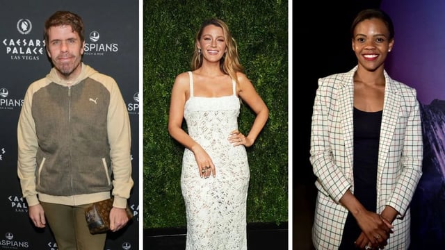 Pereze Hilton (Credit: Ethan Miller/Getty Images), Blake Lively (Credit: Sean Zanni/WireImage), Candace Owens (Credit: Moses Robinson/Getty Images for Revolt)