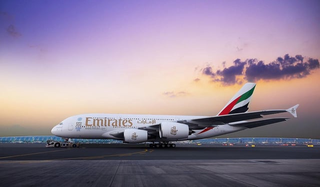 The passenger died on the flight from Dubai to Sydney.