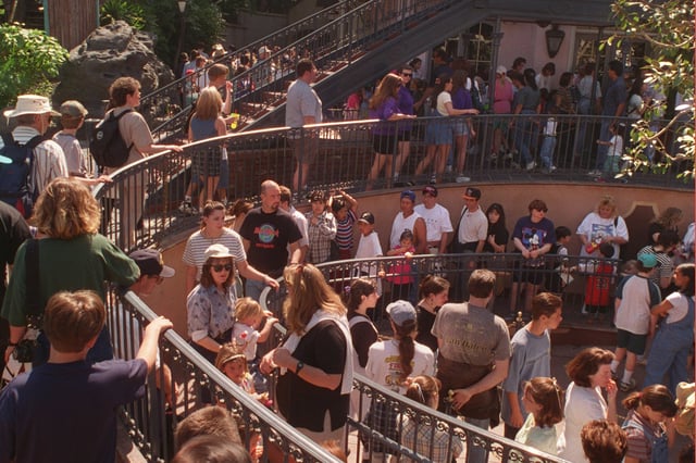 FILE: The public gets its first glimpse at the the newly renovated Pirates of the Caribbean ride at Disneyland.