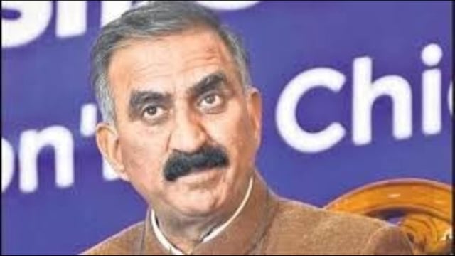 Himachal chief minister Sukhvinder SIngh Sukhu (File)