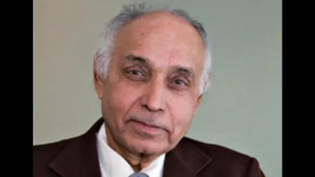 Professor Mahesh Chandra Sharma, an Indo-Canadian academic who suffered immense personal loss in the Air India Flight 182, the Kanishka, bombing in 1985.